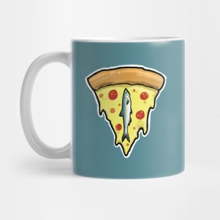 pizza with anchovies Mug